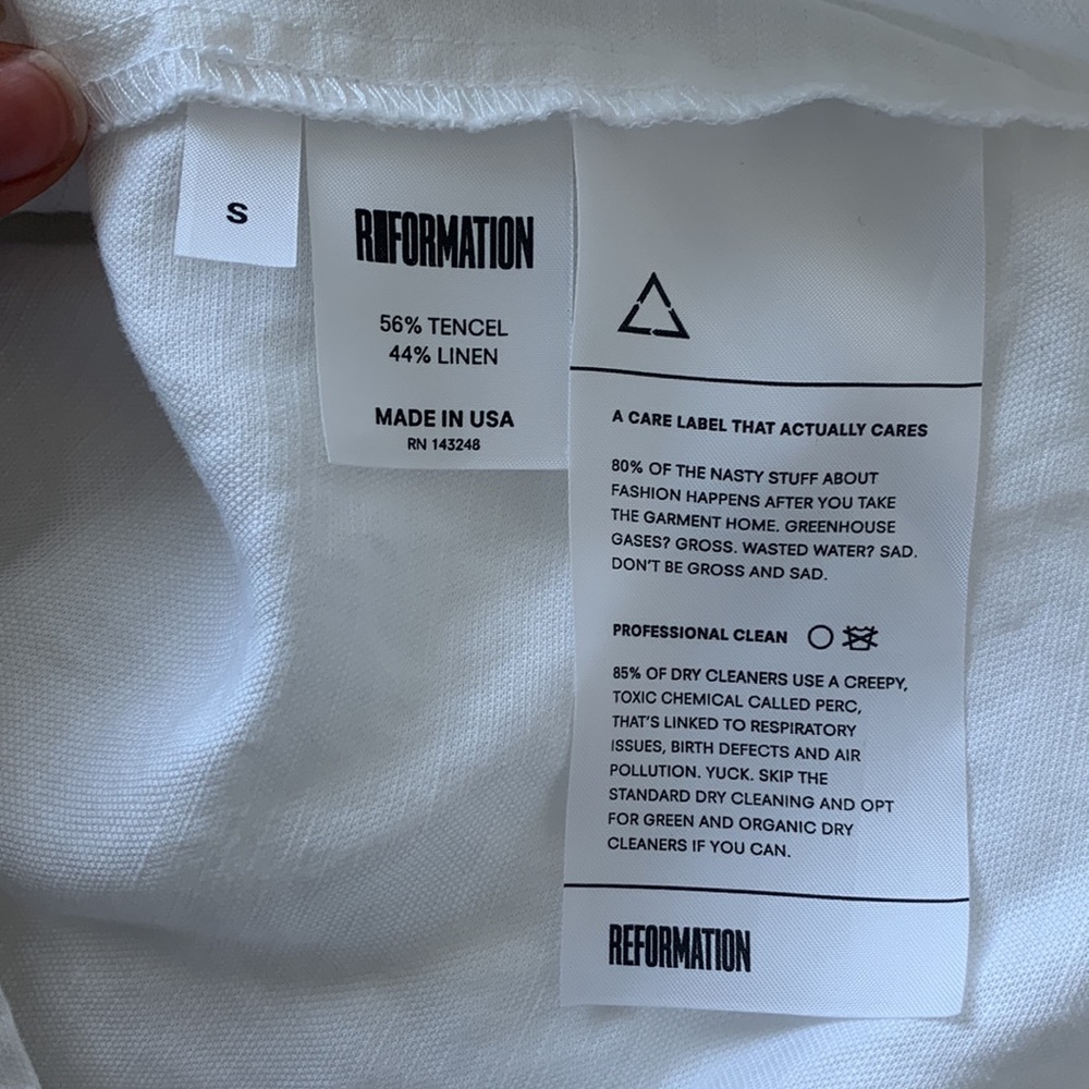 Reformation white dress - Picture 5 of 6